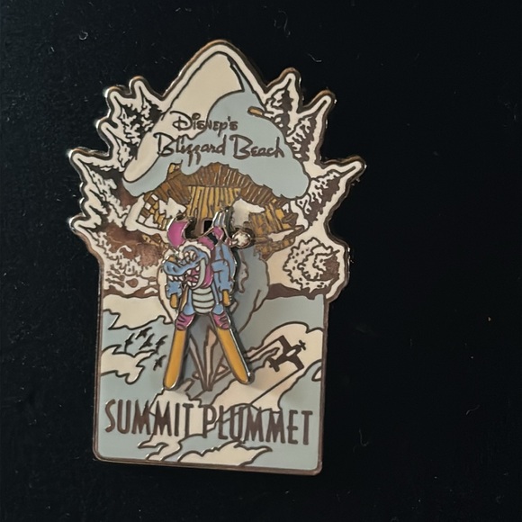 Summit Plummet 3D Slider Disney Ride pin Blizzard Beach  Icon BBB - Picture 5 of 5